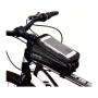 Geantă impermeabilă pentru bicicletă Swissten cu spațiu pentru iPhone - neagră