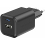 Adaptor de încărcare Swissten GaN cu porturi USB-C / USB-A - 45W - negru