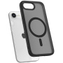 Spigen Crystal Hybrid husă mată cu MagSafe pentru iPhone 16e / 17e - negru