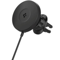 Spigen Suport auto magnetic OneTap Pro 4 AirVent pentru orificiile de ventilație cu încărcare fără fir pentru iPhone - negru
