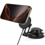 Spigen Suport auto magnetic OneTap Pro 4 pentru sticlă și tablou de bord cu încărcare fără fir pentru iPhone - negru