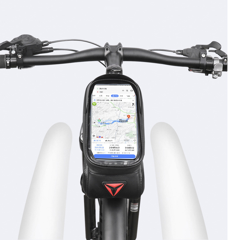 Wheel up Bike Bag husă impermeabilă pentru bicicletă cu spațiu pentru iPhone - negru