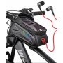Wheel up Bike Bag husă impermeabilă pentru bicicletă cu spațiu pentru iPhone - negru