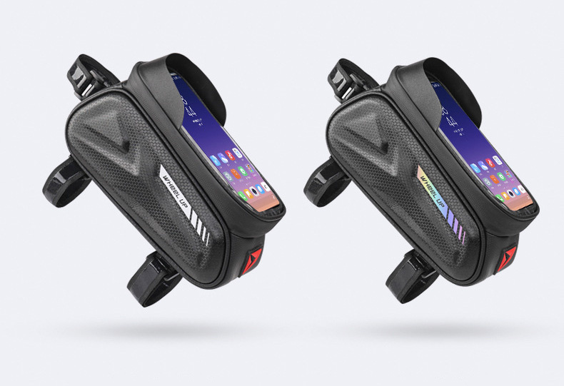 Wheel up Bike Bag husă impermeabilă pentru bicicletă cu spațiu pentru iPhone - negru