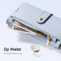 DUX DUCIS Husă detașabilă Lawa 2 în 1 cu MagSafe și portofel pentru iPhone 15 Pro - Albastru