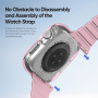 Husă DUX DUCIS Camo pentru Apple Watch 42mm (Seriile 10 / 11) - roz