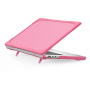Carcasă rezistentă la șocuri cu piciorușe pliabile pentru MacBook Pro 16" (A2485 / A2780 / A2991 / A3186 / A3403 / A3428 / A3429) - roz