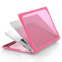 Carcasă rezistentă la șocuri cu piciorușe pliabile pentru MacBook Pro 16" (A2485 / A2780 / A2991 / A3186 / A3403 / A3428 / A3429) - roz