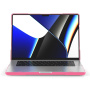 Carcasă rezistentă la șocuri cu piciorușe pliabile pentru MacBook Pro 16" (A2485 / A2780 / A2991 / A3186 / A3403 / A3428 / A3429) - roz