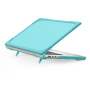 Carcasă antisoc cu piciorușe rabatabile pentru MacBook Pro 16" (A2485 / A2780 / A2991 / A3186 / A3403 / A3428 / A3429) - albastru