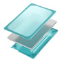 Carcasă antisoc cu piciorușe rabatabile pentru MacBook Pro 16" (A2485 / A2780 / A2991 / A3186 / A3403 / A3428 / A3429) - albastru