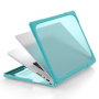 Carcasă antisoc cu piciorușe rabatabile pentru MacBook Pro 16" (A2485 / A2780 / A2991 / A3186 / A3403 / A3428 / A3429) - albastru