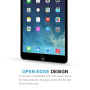 Folie de sticlă securizată cu cadru negru pentru iPad mini 1 / 2 / 3