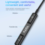Căști TOTUDESIGN EP-3 cu conector Lightning - negru