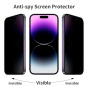 NORTHJO sticla temperata Anti-Spy pentru iPhone 14 Pro