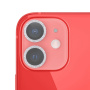 Folie de sticlă securizată cu rame cu sclipici pentru a proteja obiectivele camerei pentru iPhone 12 - argintiu
