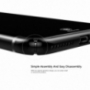 Carcasă de protecţie Baseus de lux, pentru Apple iPhone SE (2020/2022) / 8 / 7 - negru mat