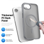 DUX DUCIS Husă Yind mată cu MagSafe pentru iPhone 16e / 17e - gri