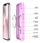 DUX DUCIS Husă Yind mată cu MagSafe pentru iPhone 16e / 17e - roz