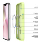 DUX DUCIS Yind husă mată cu MagSafe pentru iPhone 16e / 17e - verde neon