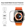 Folie de protecție WIwu cu cadru negru pentru ceas Apple 45mm