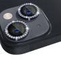 NORTHJO sticla cu strasuri pentru a proteja obiectivul camerei din spate pentru iPhone 13 / 13 mini - gri