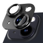 NORTHJO sticla securizata cu cadru metalic pentru a proteja lentilele camerei pentru iPhone 13 / 13 mini - negru