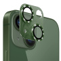 NORTHJO sticla securizata cu cadru metalic pentru a proteja obiectivele camerei pentru iPhone 13 / 13 mini - verde