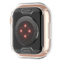 Husă tip carte lucioasă din plastic moale cu protecție pentru ecran pentru Apple Watch 45mm - transparentă