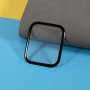 Folie de sticlă securizată cu ramă neagră pentru ceas Apple 45 mm
