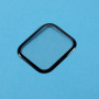 Folie de sticlă securizată cu ramă neagră pentru ceas Apple 45 mm