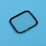 Folie de sticlă securizată cu ramă neagră pentru ceas Apple 45 mm