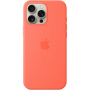 Original Apple husă din silicon cu MagSafe pentru iPhone 16 Pro Max - mandarine