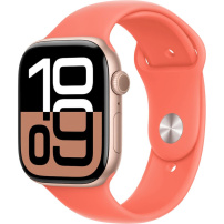 Original Apple curea sport pentru Apple ceas Ultra 49mm / 46mm / 45mm / 44mm / 42mm - S/M - mandarina
