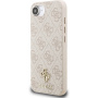 Guess 4G Small Metal Logo husă cu MagSafe pentru iPhone 16e / 17e - roz