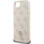 Guess 4G Small Metal Logo husă cu MagSafe pentru iPhone 16e / 17e - roz