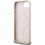 Guess 4G Small Metal Logo husă cu MagSafe pentru iPhone 16e / 17e - roz