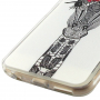 Husă din cauciuc, cu deschidere flip, pentru iPhone 6 / 6S – girafă