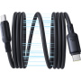 Cablu magnetic de încărcare și date Baseus PicoGo - USB-C la USB-C - 1 m - negru