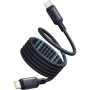 Cablu magnetic de încărcare și date Baseus PicoGo - USB-C la USB-C - 1 m - negru
