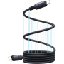 Cablu magnetic de încărcare și date Baseus PicoGo - USB-C la USB-C - 1 m - negru