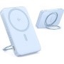 Baseus PicoGo Powerbank wireless MagSafe cu suport rotativ și port USB-C - 5.000 mAh - albastru