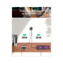 Adaptor de încărcare Spigen ArcStation Pro GaN cu porturi 2x USB-C - 45W - negru