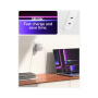 Adaptor încărcător rapid Spigen ArcStation Pro GaN cu porturi 2x USB-C - 140W - alb
