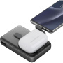 ENERGEA MagPac Pro+ powerbank fără fir MagSafe cu cablu USB-C integrat și port USB-C - 10.000 mAh - gri