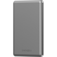 ENERGEA AluPac Mini 5K Powerbankă wireless MagSafe cu port USB-C - 5.000 mAh - titan natural