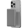 ENERGEA AluPac 10K powerbank wireless MagSafe cu port USB-C - 10.000 mAh - titan natural