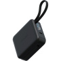 ENERGEA MagPac Mini Plus powerbankă wireless MagSafe cu 2x cablu integrat USB-C și port USB-C - 10.000 mAh - negru