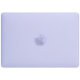 Husă transparentă mată cu suport flip-out pentru MacBook Pro 16" (A2141) - violet