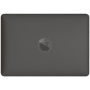 Husă transparentă mată cu suport flip-out pentru MacBook Pro 16" (A2141) - gri